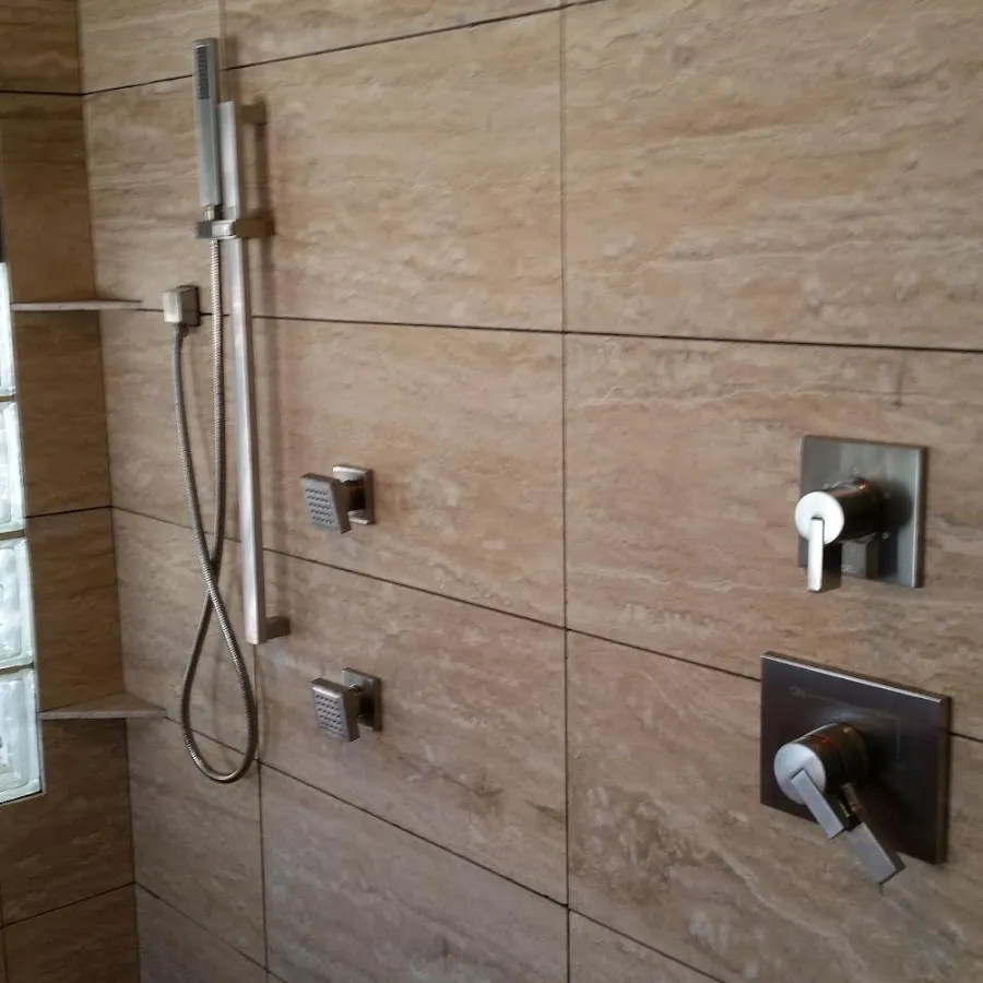 Shower fixture installation for Water Heater Replacement in Melrose